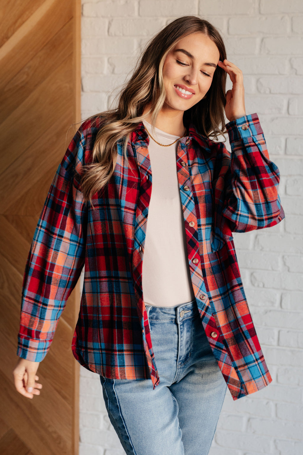 All About Plaid Button Up Shirt