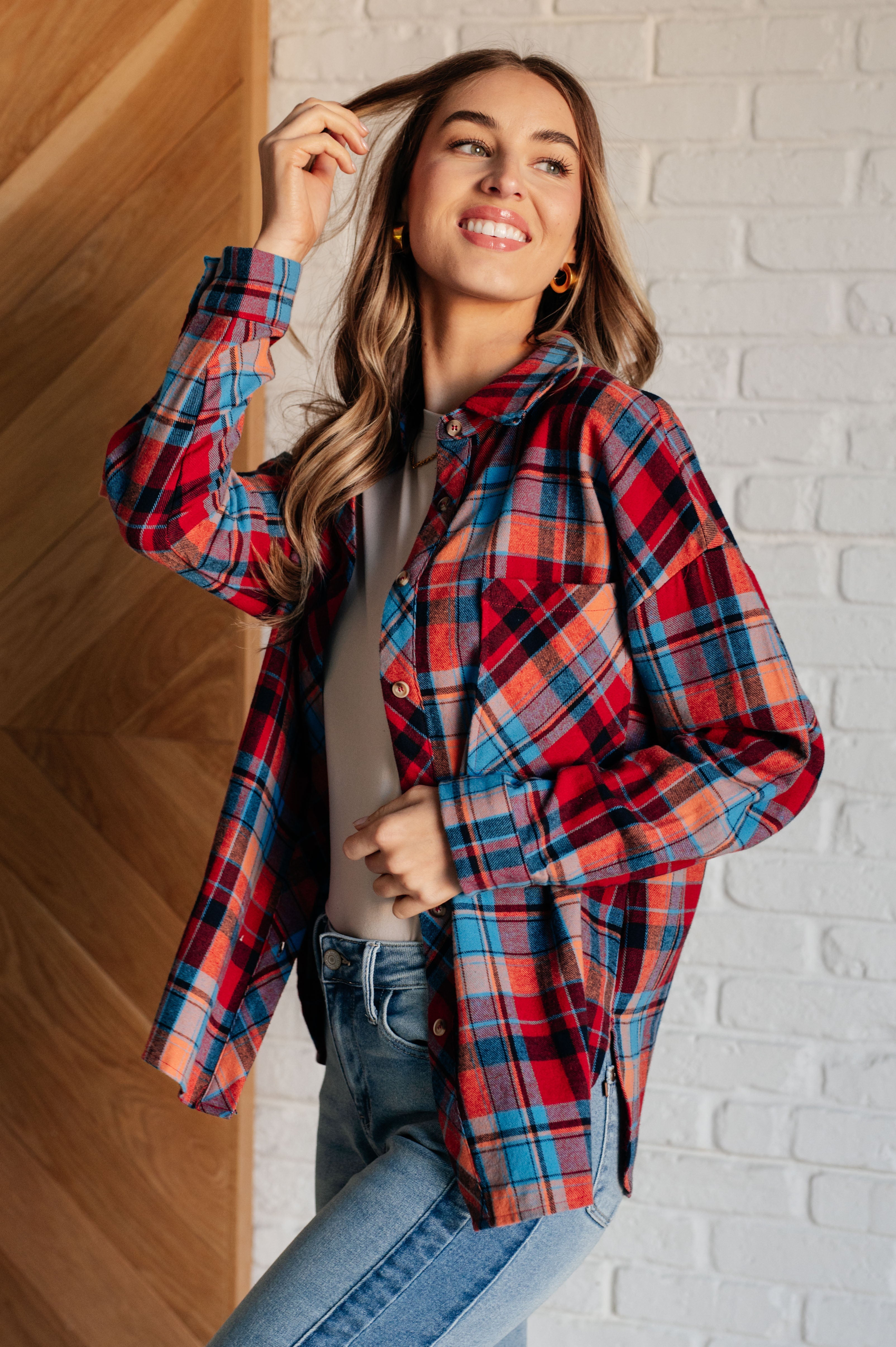 All About Plaid Button Up Shirt