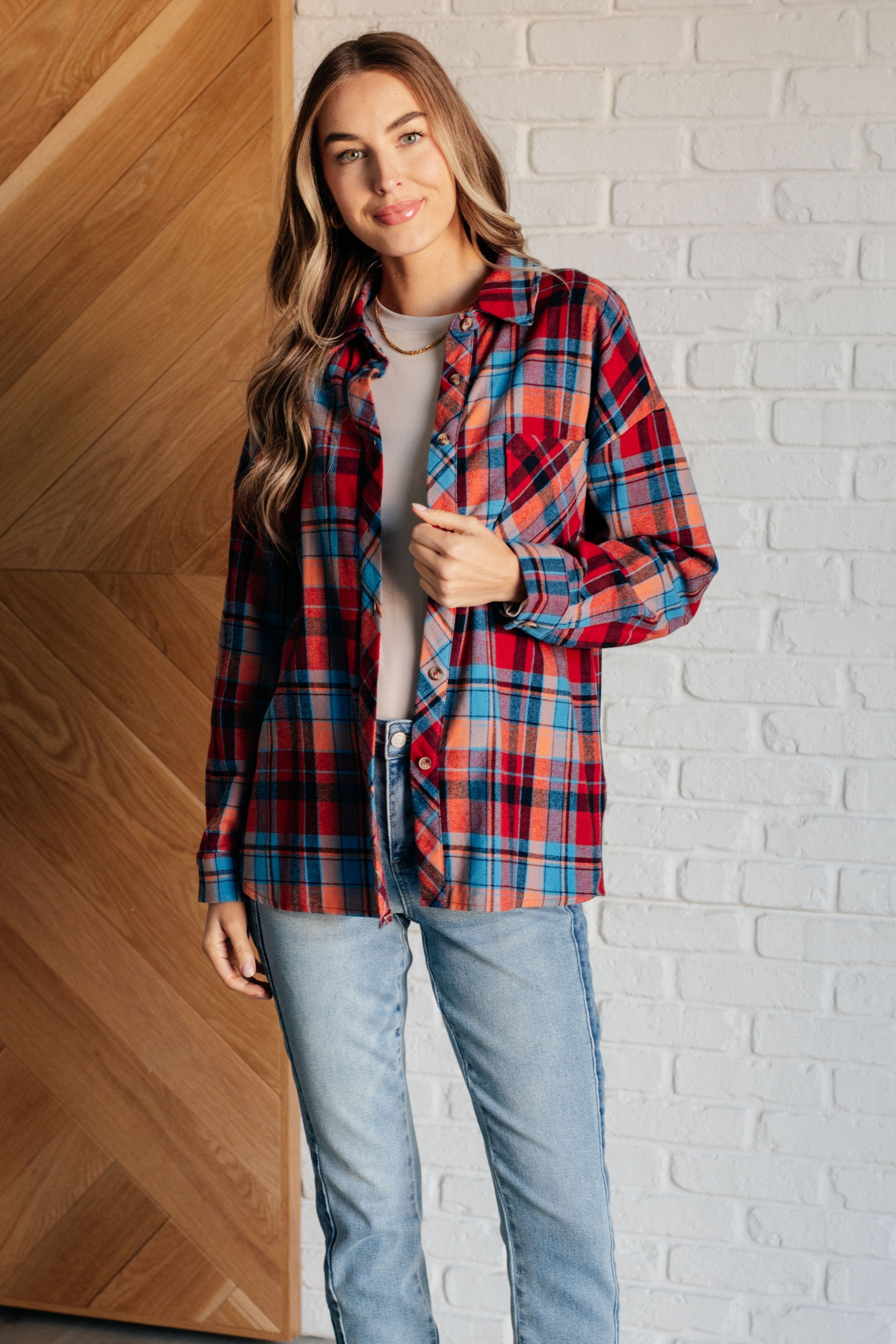 All About Plaid Button Up Shirt