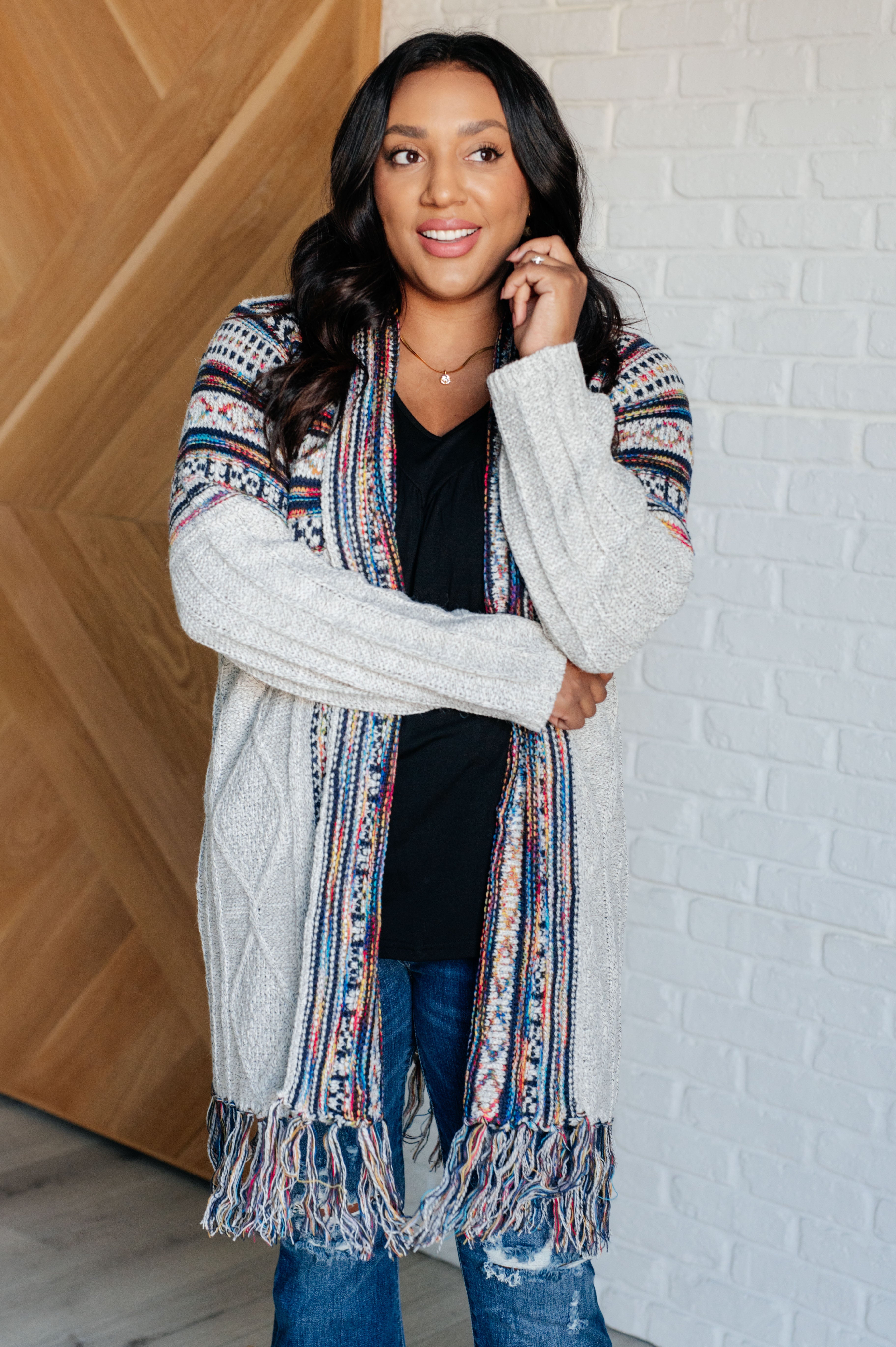 Charmed Life Fringe Cardigan