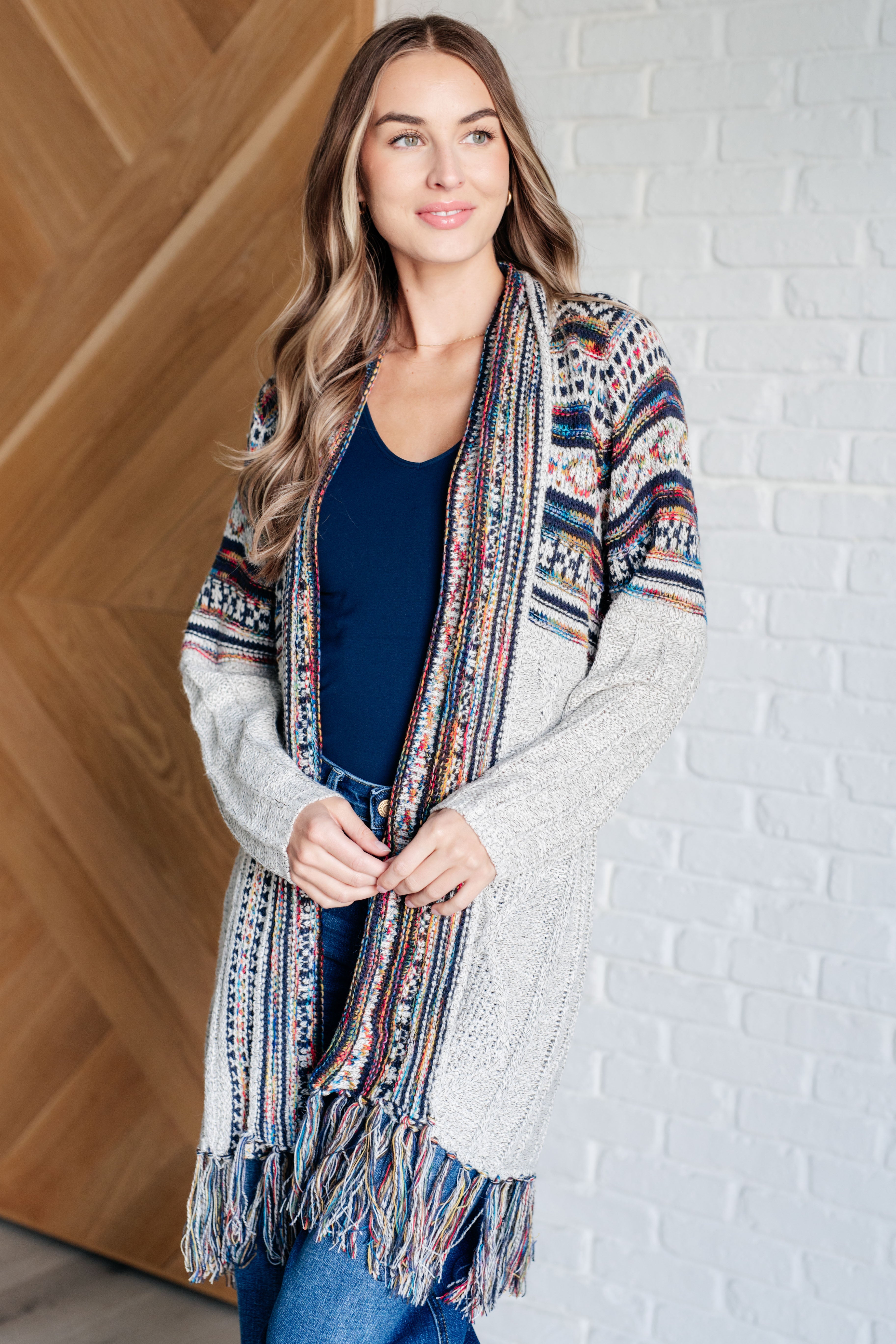 Charmed Life Fringe Cardigan