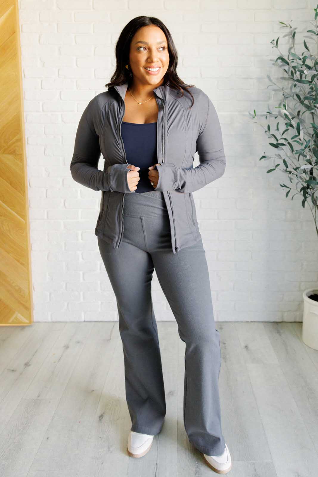 In Motion Activewear Jacket in Titanium