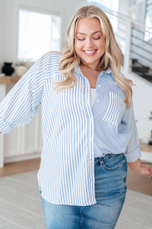 Laylin Striped Button Down Shirt