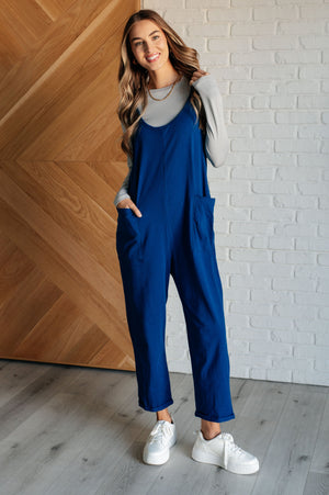 Everyday Style Jumpsuit in Light Navy