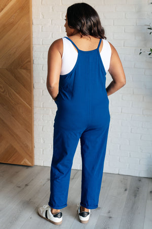 Everyday Style Jumpsuit in Light Navy