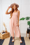 Completely Smitten Ruffle Neckline Jumpsuit