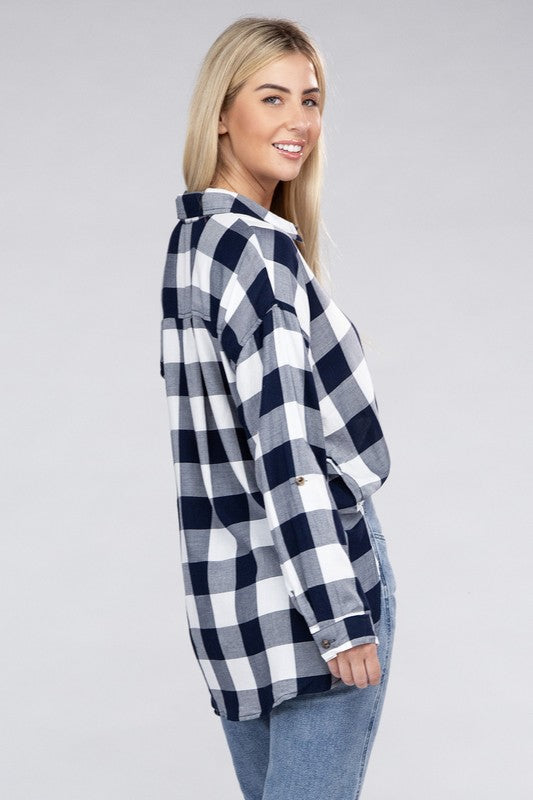 Countryside Plaid Flannel Shirt in Assorted Colors