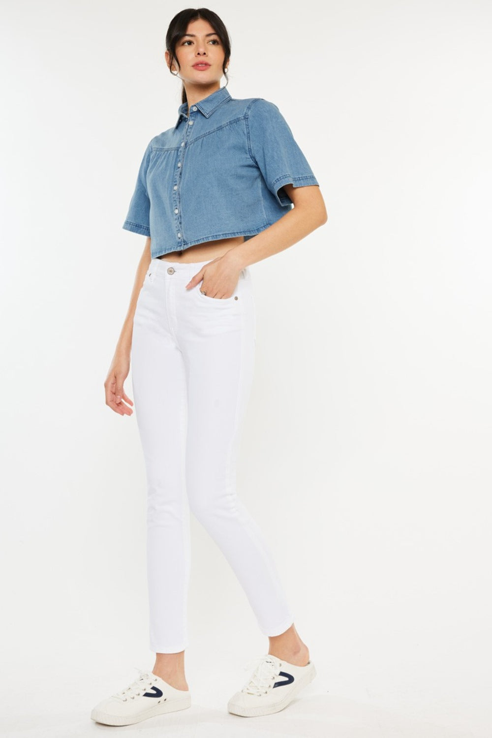 Aneesa High Rise Ankle Skinny Jeans