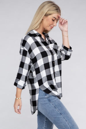 Countryside Plaid Flannel Shirt in Assorted Colors