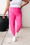 On The Move Joggers in Sonic Pink