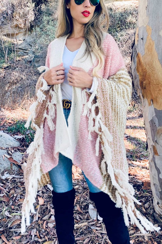 The Chloe Kimono Cardigan with Tassels