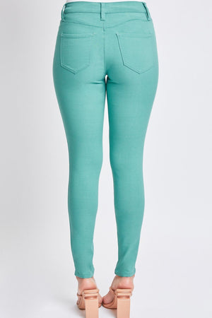 Blisse Hyperstretch Mid-Rise Skinny Pants in Sea Green