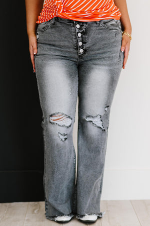 Risen Hometown Girl Flare Jeans