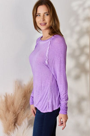 Chelsea Washed Long Sleeve Top