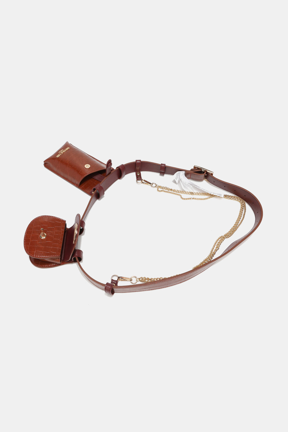 Ariella Belt Bag in Black, Chestnut, Olive & Red