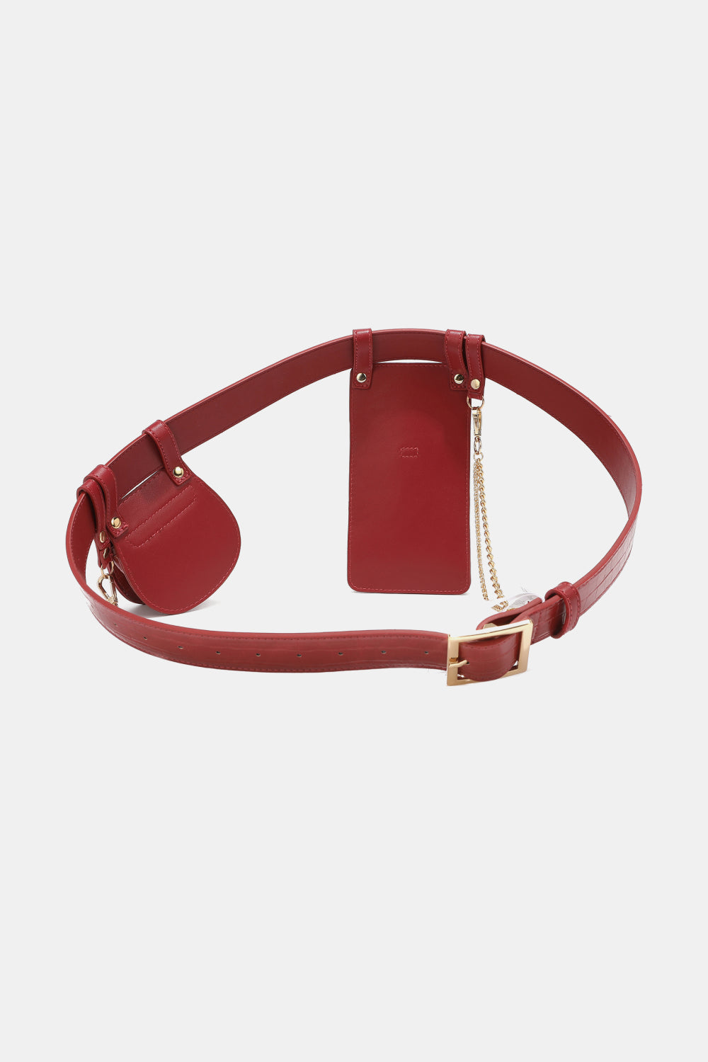 Ariella Belt Bag in Black, Chestnut, Olive & Red