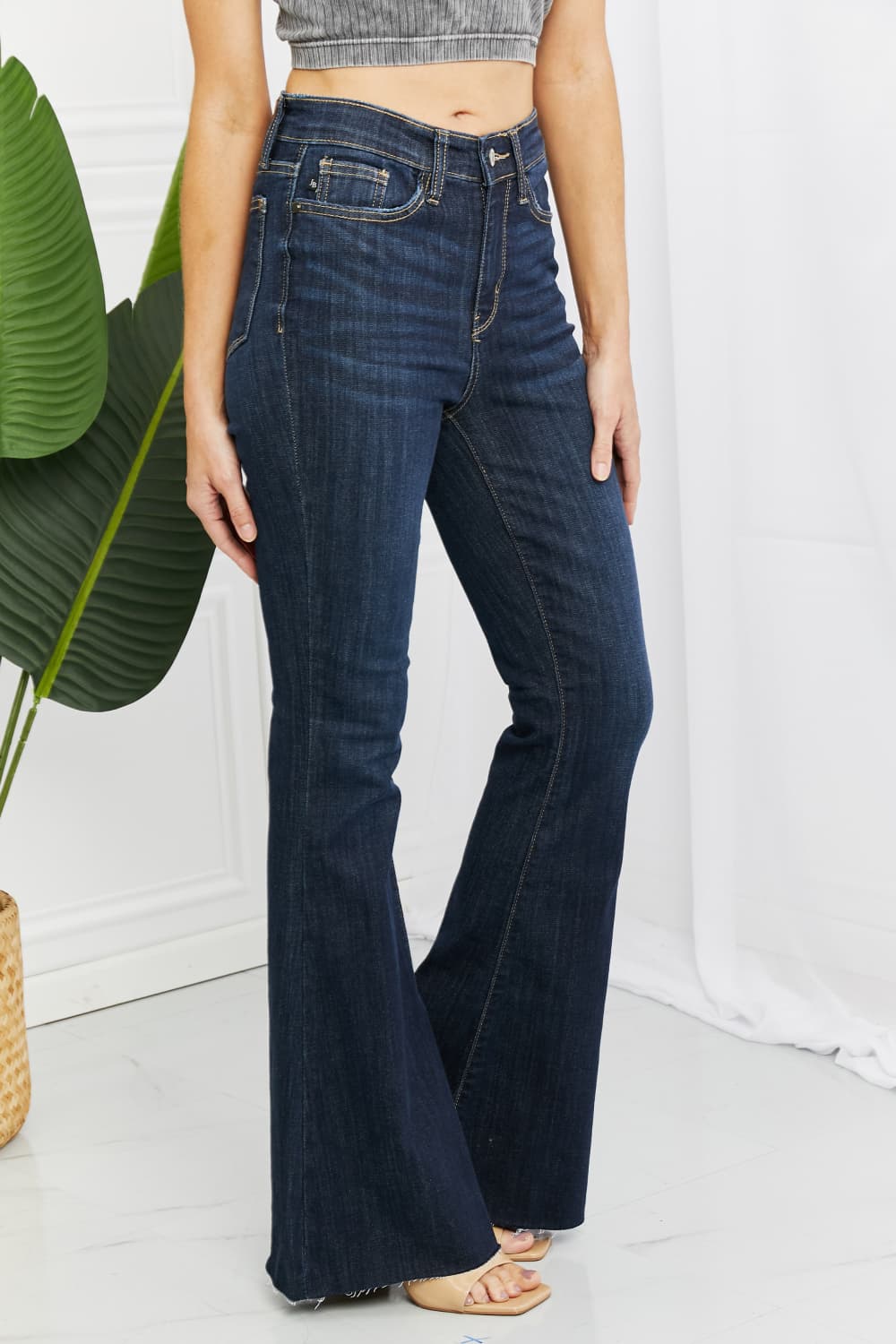 Tiffany Mid Rise Flare Jeans