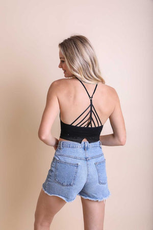 Crochet All Day Lace Trim Top/Bralette