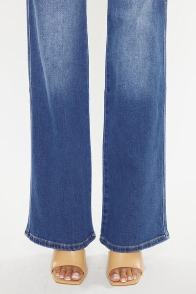 Dulcea Uber High Rise Flare Jeans in Medium Wash