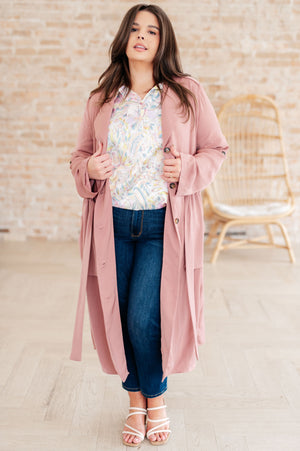 Step into Spring Jacket in Dusty Mauve