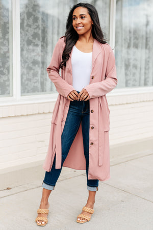 Step into Spring Jacket in Dusty Mauve