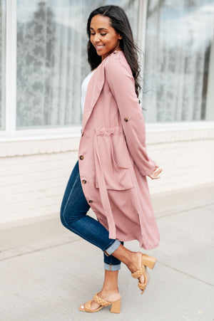 Step into Spring Jacket in Dusty Mauve