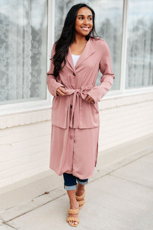 Step into Spring Jacket in Dusty Mauve