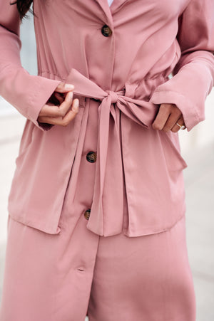 Step into Spring Jacket in Dusty Mauve