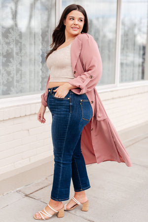 Step into Spring Jacket in Dusty Mauve