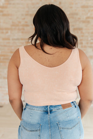 Function Meets Fashion Reversible Tank in Peach