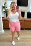 Mei Control Top Cuffed Shorts in Pink