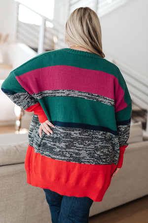 Carlie Striped Cardigan