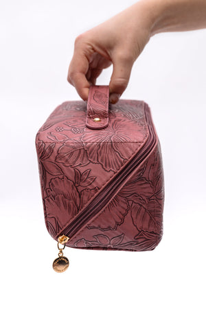 Current Obsession Large Capacity Cosmetic Bag in Merlot