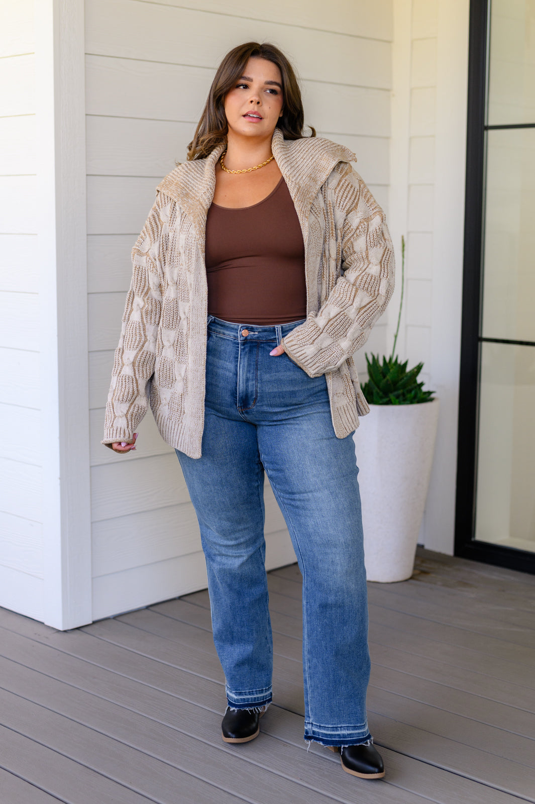 Super Cozy Open Front Cardigan