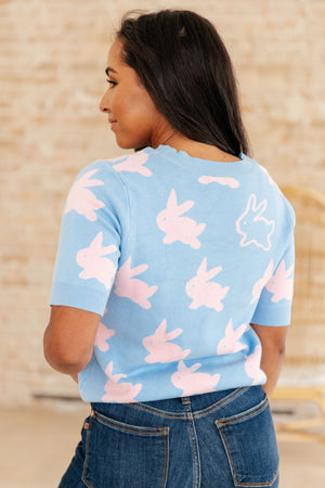 Some Bunny Loves You Half Sleeve Sweater