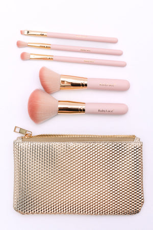 All About the Glam Makeup Brush Set with Bag