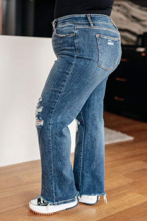 Straight Outta 90's Straight Jeans in Dark Wash