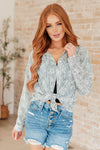 Hello High Low Dolman Sleeve Button Up