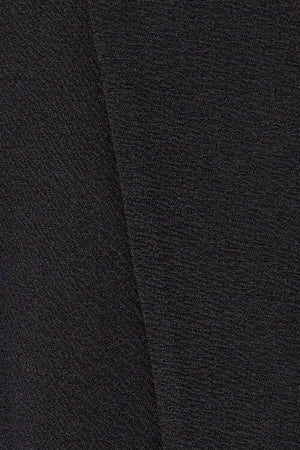 Ayla Cascading Open Front Blazer in Black