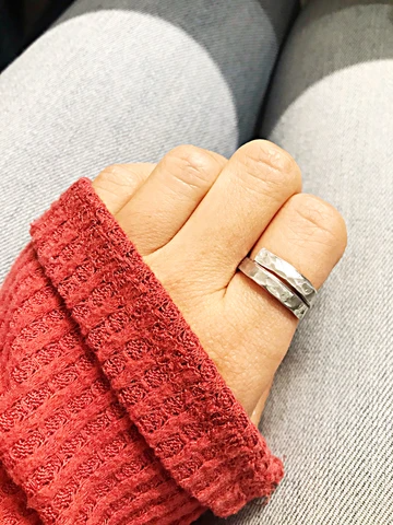 So Hammered Wrap Ring