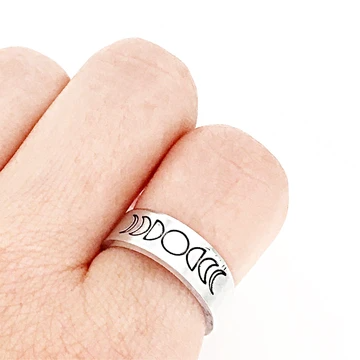 Over the Moon Phase Ring